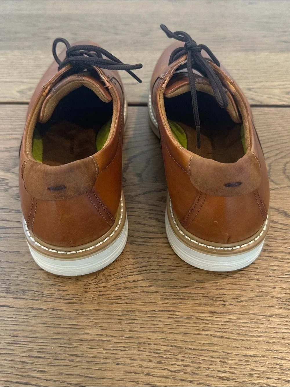 Florsheim Heritage House Norwalk Plain Toe Oxford Men’s 8M Cognac Leather Shoes